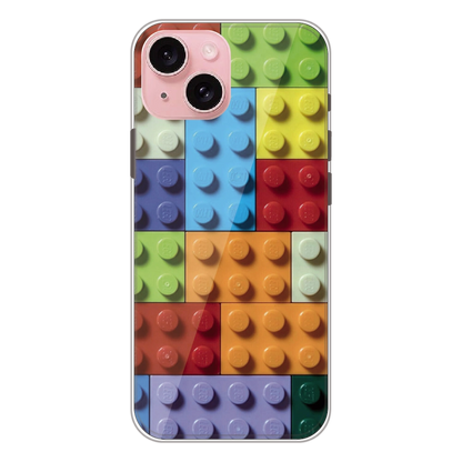 3D Brick Texture - Printed Silicone Case For Apple iPhone 15 Plus