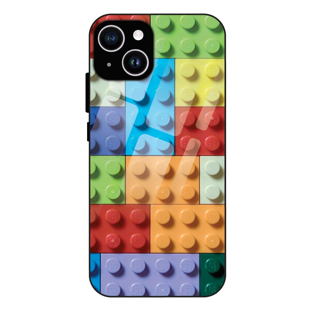 3D Brick Texture - Glass Case For Apple iPhone 15 Plus