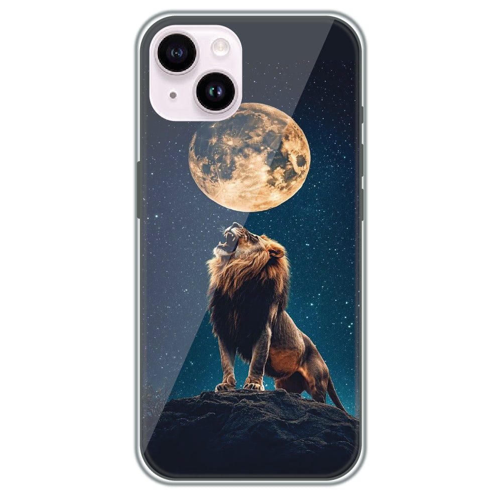 Lion's Roar - Printed Silicone Case for Apple iPhone 15 Plus