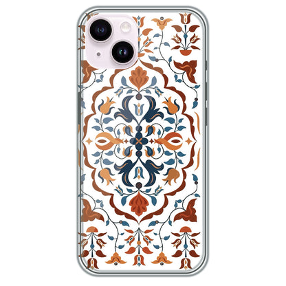 Ottoman Floral Medallion - Printed Silicone Case for Apple iPhone 15 Plus