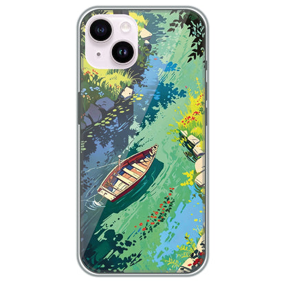 River Journey - Printed Silicone Case for Apple iPhone 15 Plus