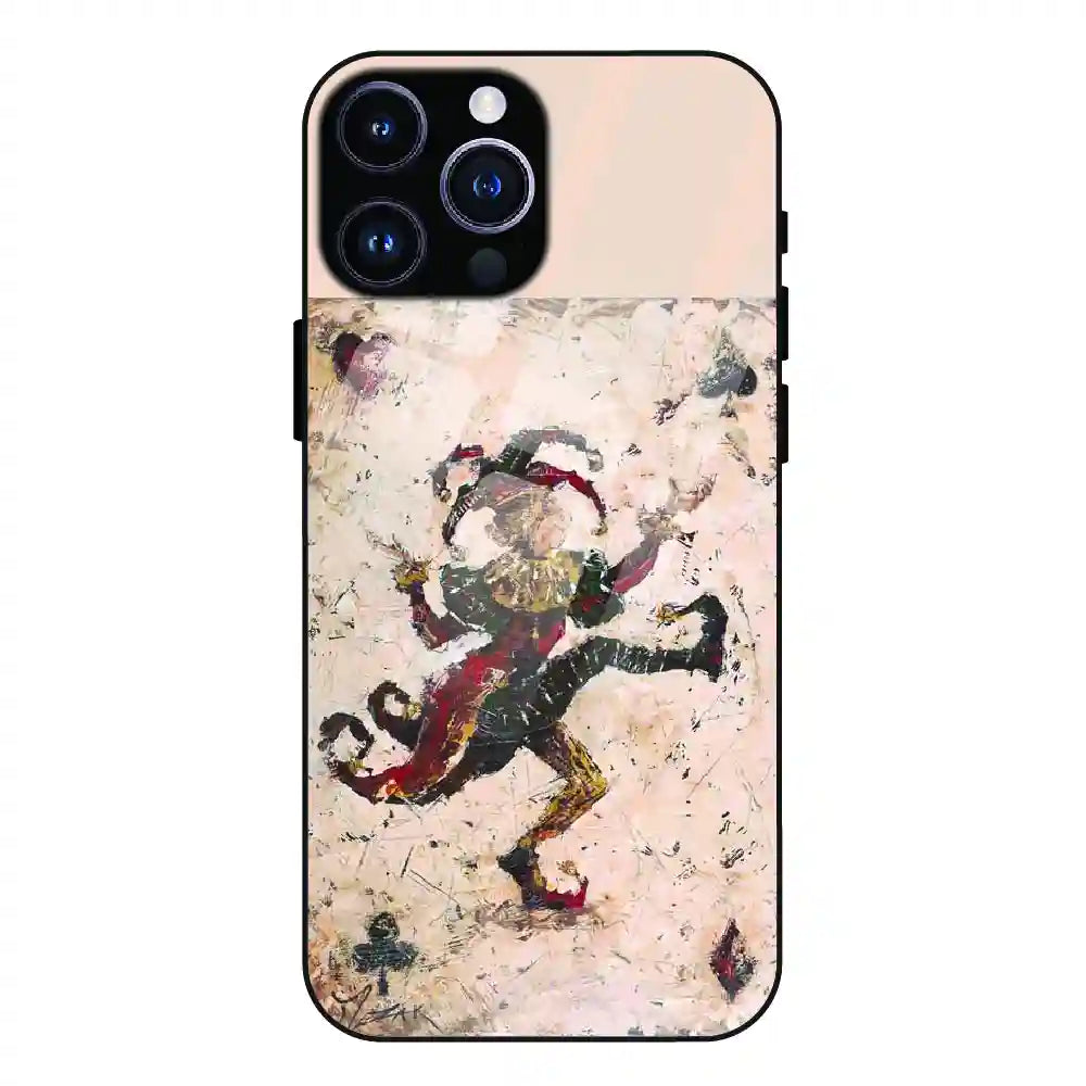 Abstract Dancing Figure Art - Glass Case For Apple iPhone 15 Pro