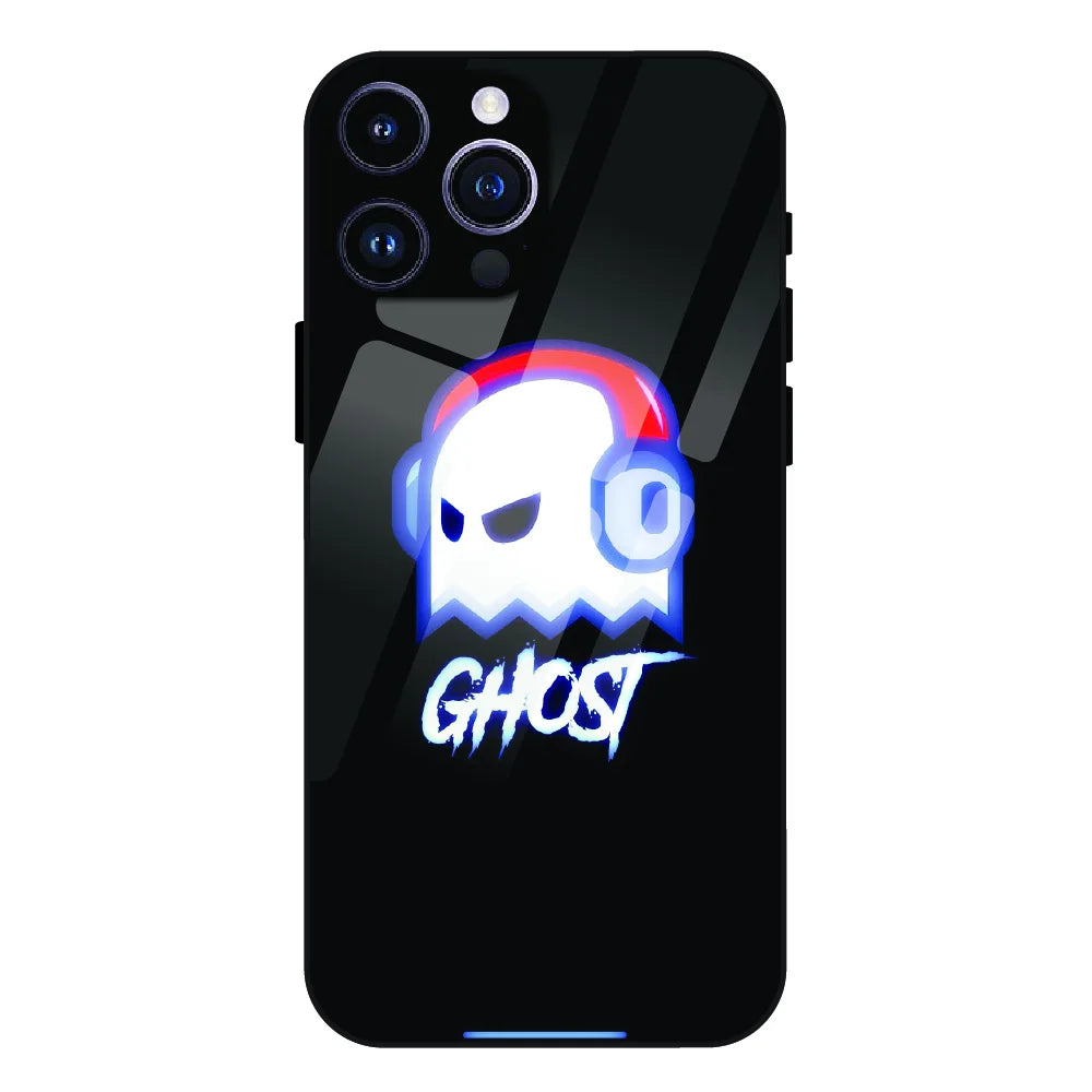 Neon Ghost Music Aesthetic - Glass Case For Apple iPhone 15 Pro