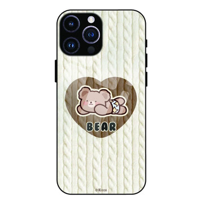 Bear Heart - Glass Case For Apple iPhone 15 Pro