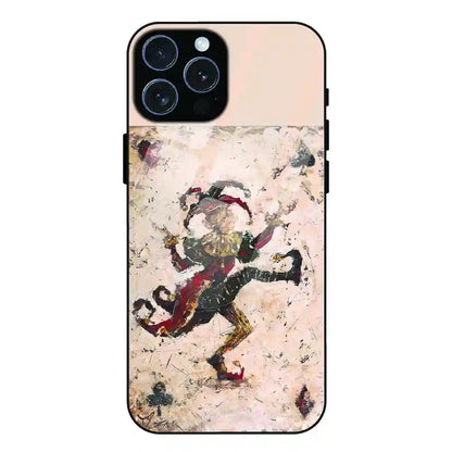 Abstract Dancing Figure Art - Glass Case For Apple iPhone 15 Pro Max