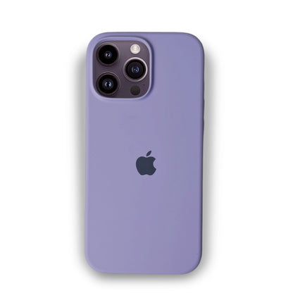 Lavender Liquid Silicone Case For Apple iPhone 15 Pro Max