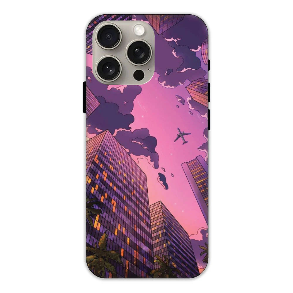 Purple Sky Hard Case Apple iPhone 15 Pro Max Models