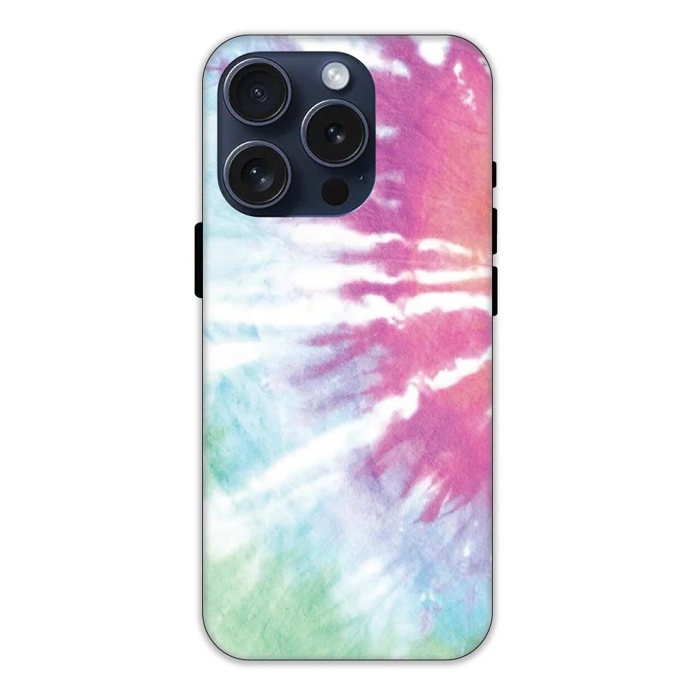 3 Color Splash Tie Dye Hard Case Apple iPhone 15 Pro Max Models