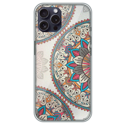 Boho Mandala - Printed Silicone Case for Apple iPhone 15 Pro Max