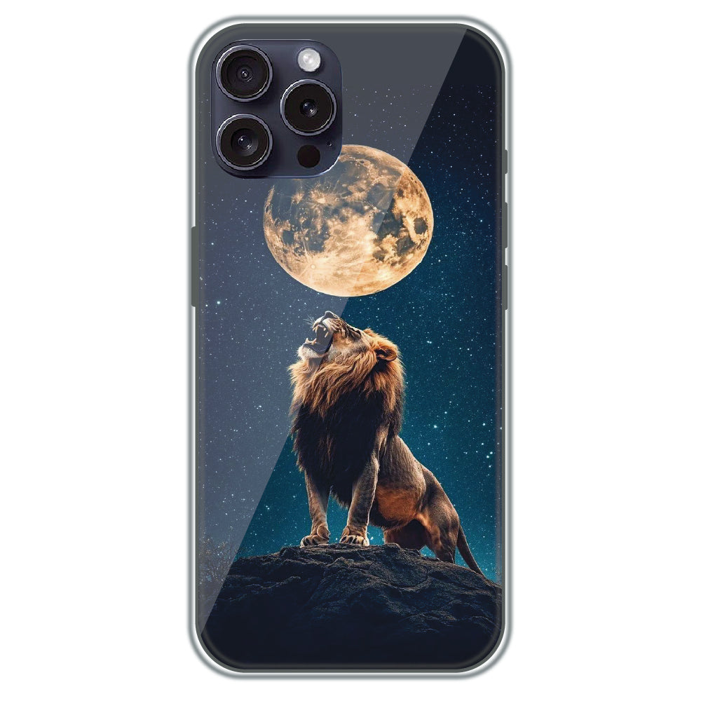 Lion's Roar - Printed Silicone Case for Apple iPhone 15 Pro Max
