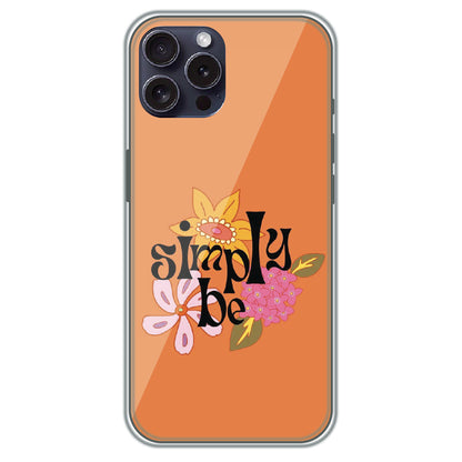 Simply Be - Printed Silicone Case for Apple iPhone 15 Pro Max