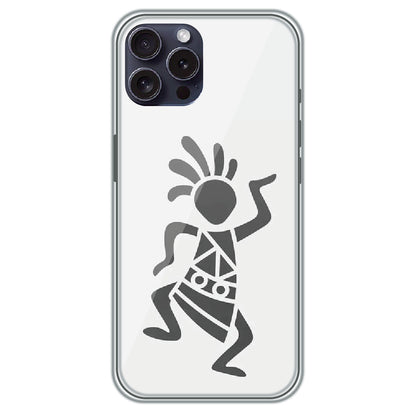 Tribal Dancer - Printed Silicone Case for Apple iPhone 15 Pro Max
