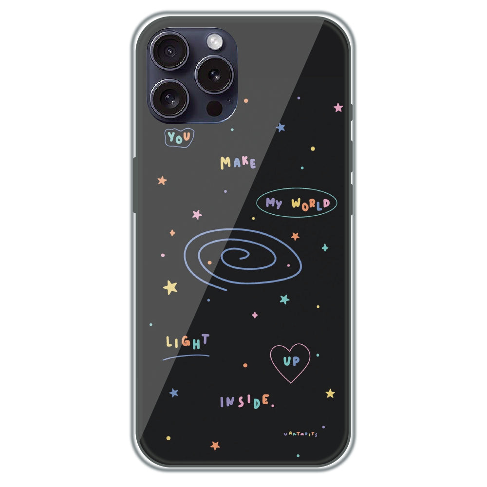 You Light Up My World - Printed Silicone Case for Apple iPhone 15 Pro Max