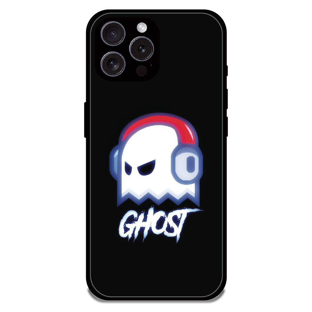 Neon Ghost Music Aesthetic - Glossy Metal Silicone Case For Apple iPhone 15 Pro Max