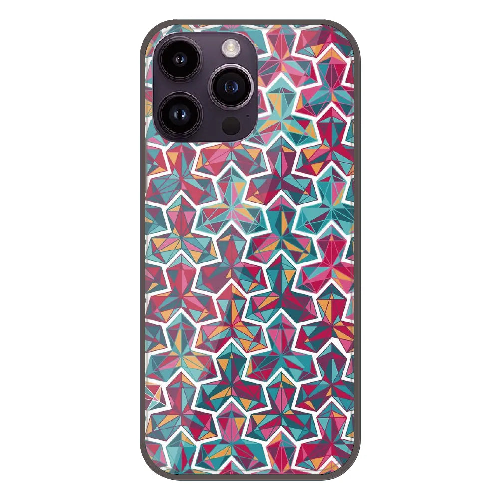 Colorful Abstract - Printed Silicone Case For Apple iPhone 15 Pro Max