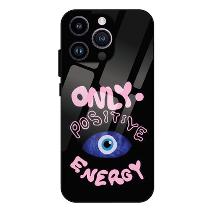Only Positive Energy Evil Eye - Glass Case For Apple iPhone 15 Pro Max