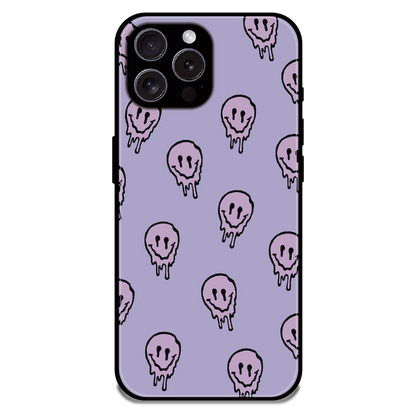 Funny Ghost - Glossy Metal Silicone Case For Apple iPhone 15 Pro Max