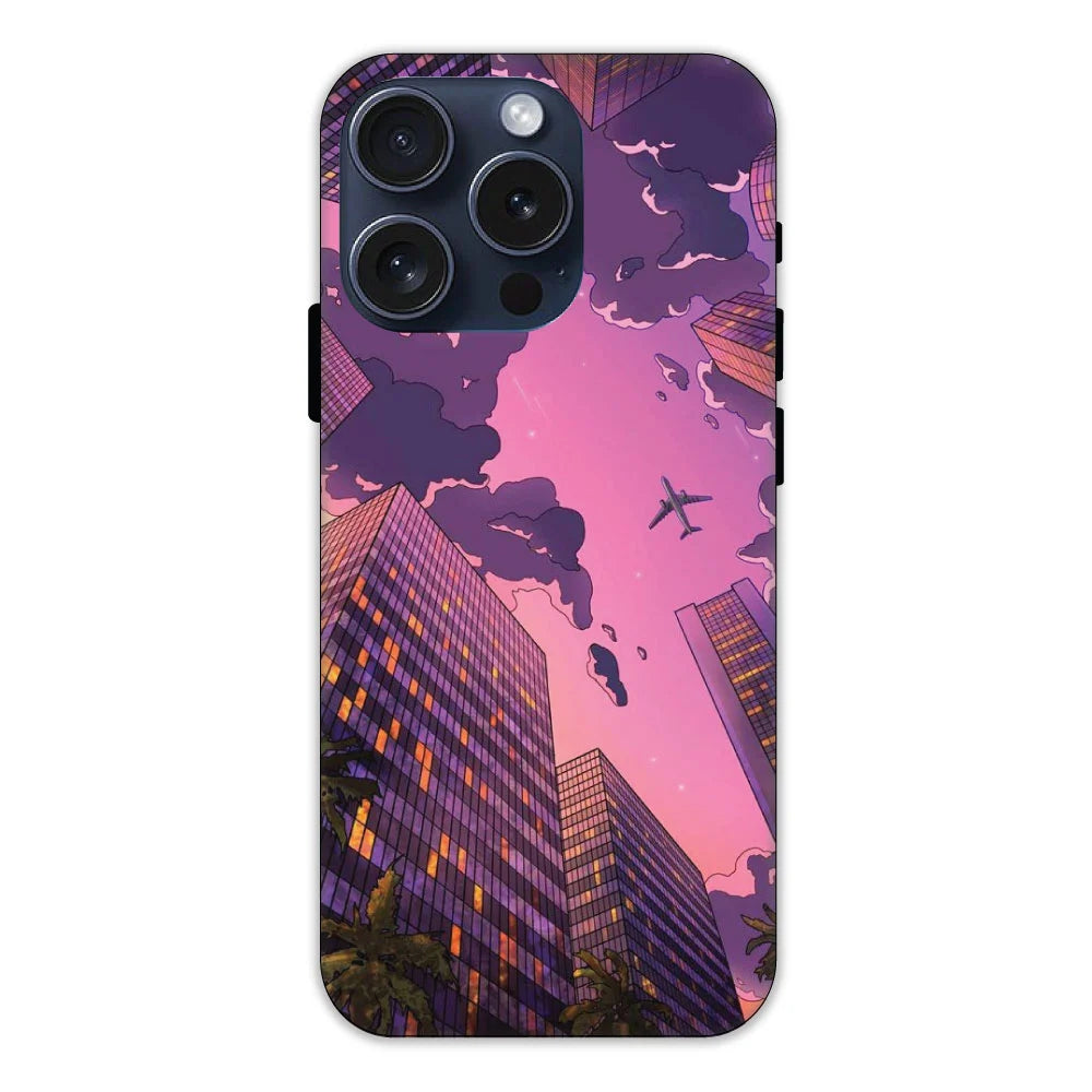 Purple Sky Hard Case Apple iPhone 15 Pro Models