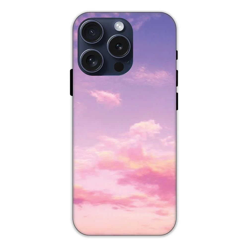 Pink Clouds Hard Case Apple iPhone 15 Pro Models