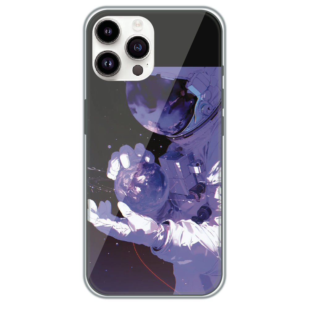 Astronaut in Space - Printed Silicone Case for Apple iPhone 15 Pro
