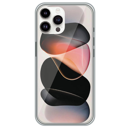 Floating Stones - Printed Silicone Case for Apple iPhone 15 Pro