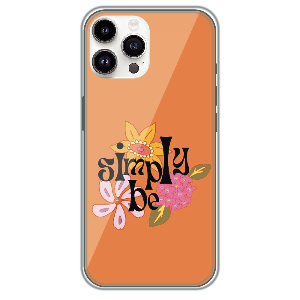 Simply Be - Printed Silicone Case for Apple iPhone 15 Pro