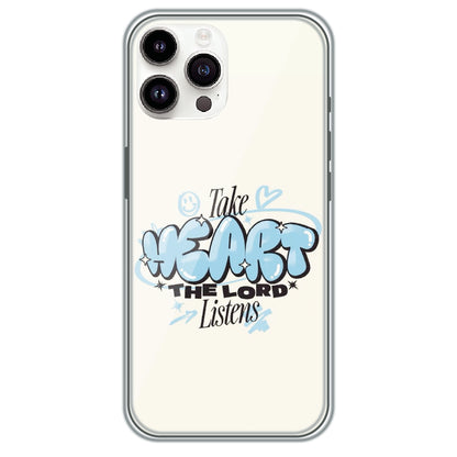 Take Heart - Printed Silicone Case for Apple iPhone 15 Pro