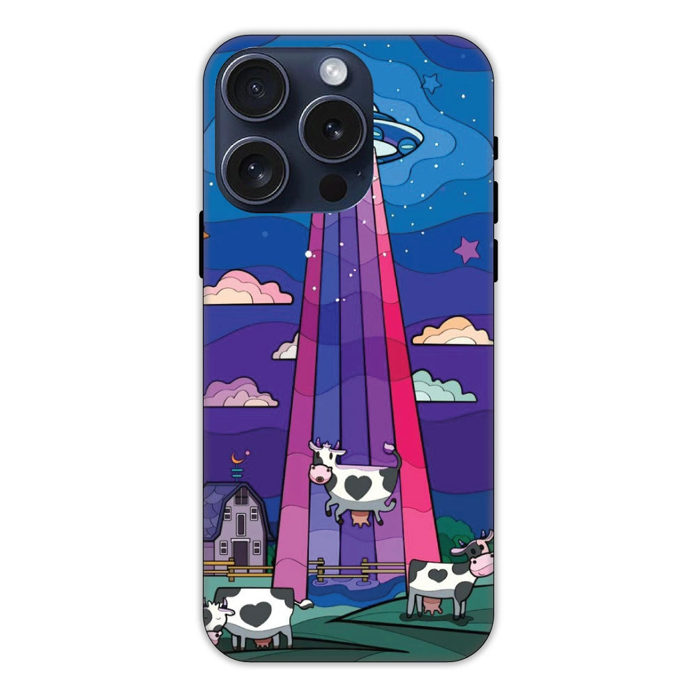 Cow Galaxy Hard Case Apple iPhone 15 Pro Models