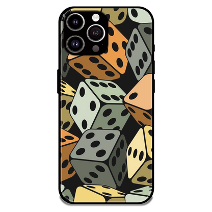 Dice - Glossy Metal Silicone Case For Apple iPhone 15 Pro