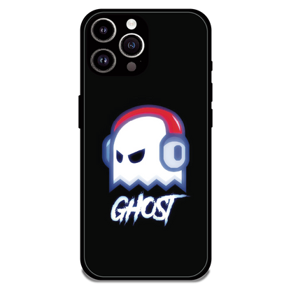 Neon Ghost Music Aesthetic - Glossy Metal Silicone Case For Apple iPhone 15 Pro
