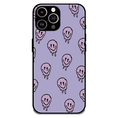 Funny Ghost - Glossy Metal Silicone Case For Apple iPhone 15 Pro