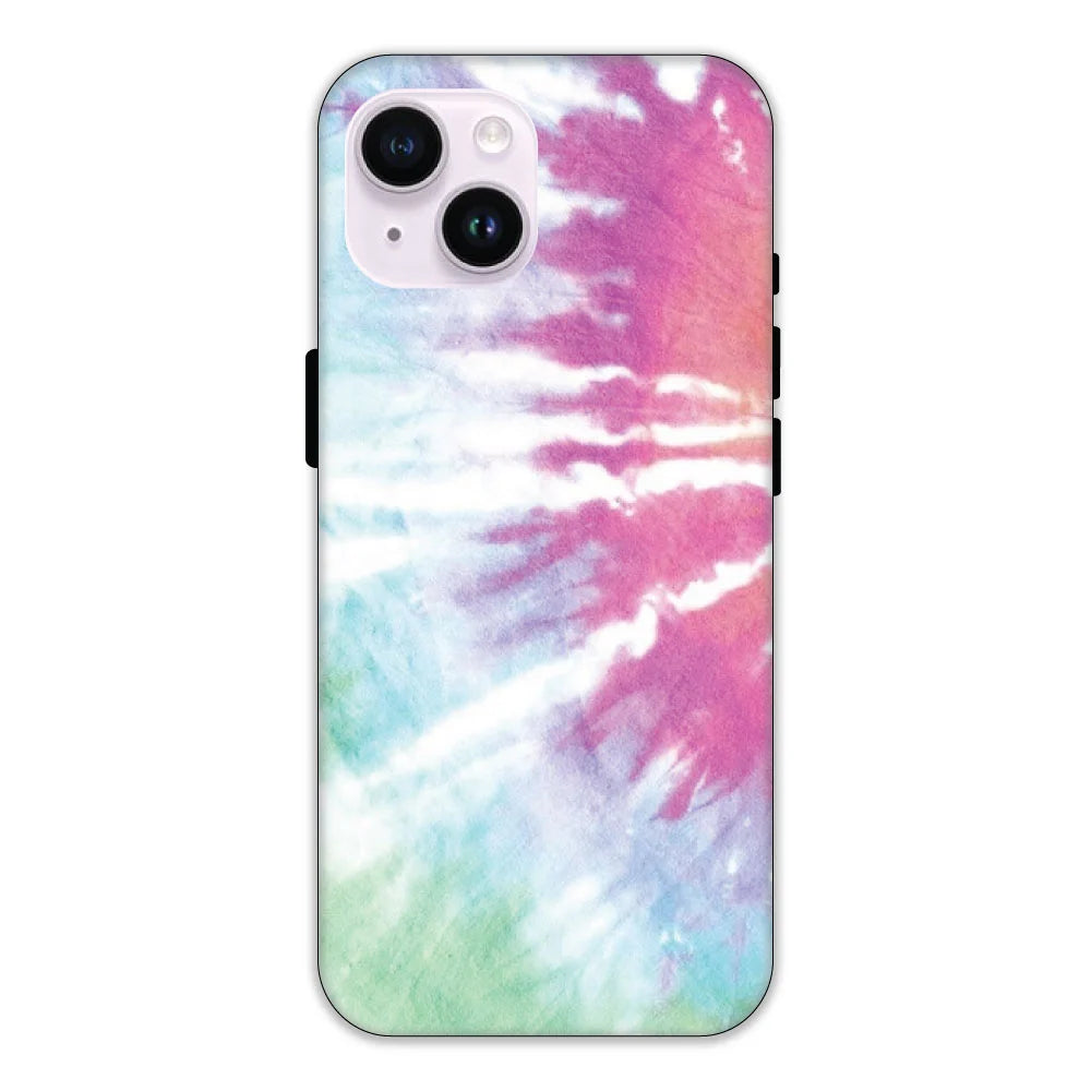 3 Color Splash Tie Dye Hard Case Apple iPhone 15 Models