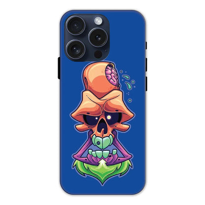 Psychedelic Skull Hard Case Apple iPhone 15 Pro Models