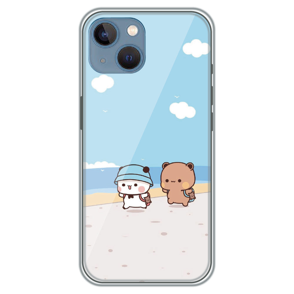 Beach Buddies - Printed Silicone Case for Apple iPhone 15