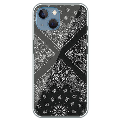 Black Bandana - Printed Silicone Case for Apple iPhone 15