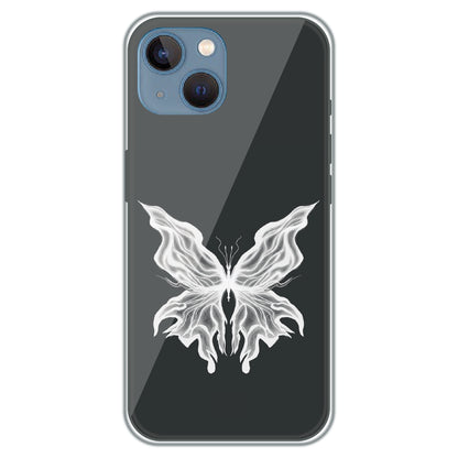 Ghost Butterfly - Printed Silicone Case for Apple iPhone 15