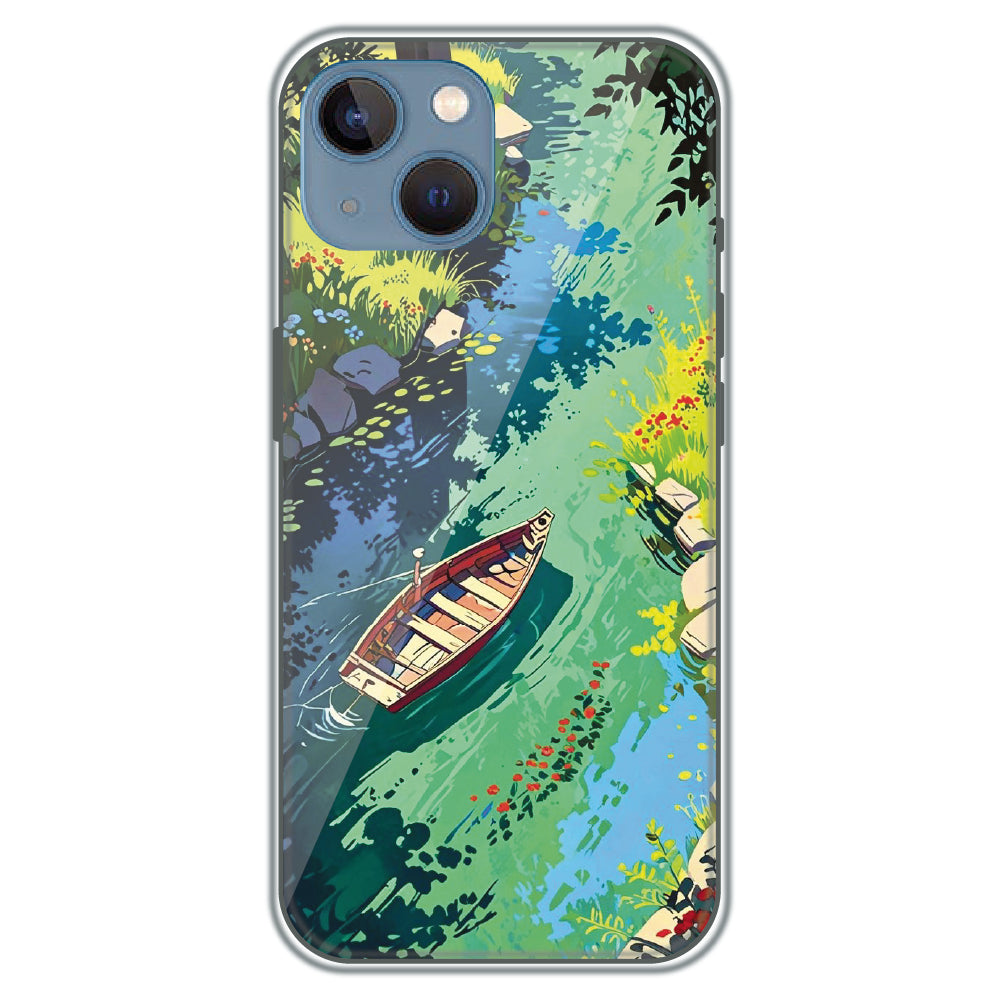 River Journey - Printed Silicone Case for Apple iPhone 15