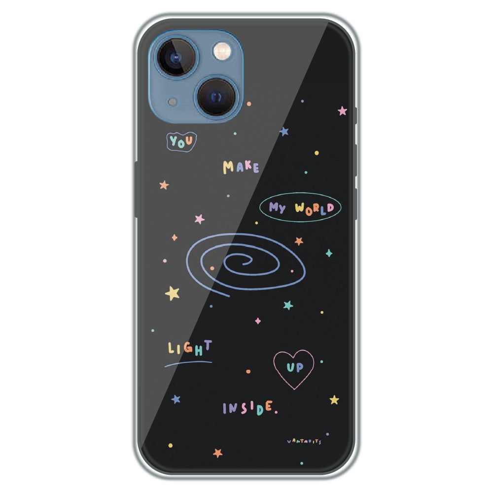 You Light Up My World - Printed Silicone Case for Apple iPhone 15