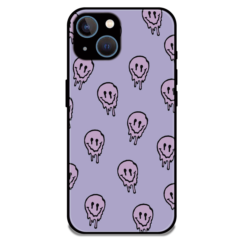 Funny Ghost - Glossy Metal Silicone Case For Apple iPhone 15