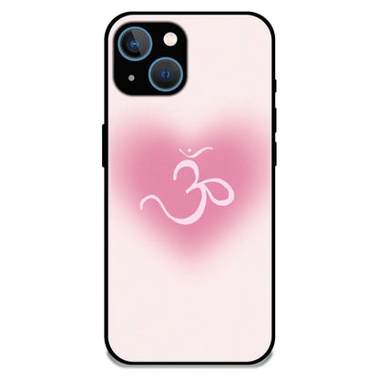 Spiritual Minimal Aesthetic - Glossy Metal Silicone Case For Apple iPhone 15