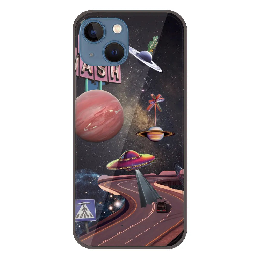 Cosmic Aesthetic - Printed Silicone Case For Apple iPhone 15