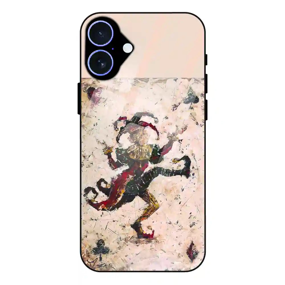Abstract Dancing Figure Art - Glass Case For Apple iPhone 16