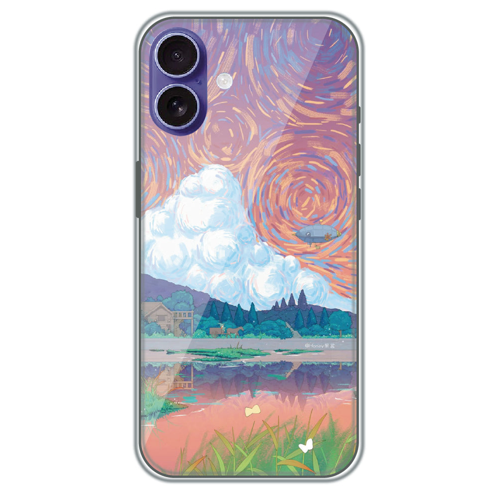 Dreamy Countryside - Printed Silicone Case for Apple iPhone 16 Plus