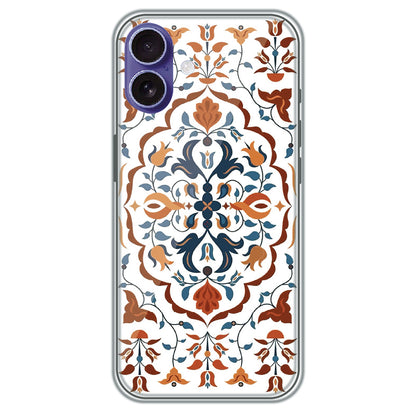Ottoman Floral Medallion - Printed Silicone Case for Apple iPhone 16 Plus