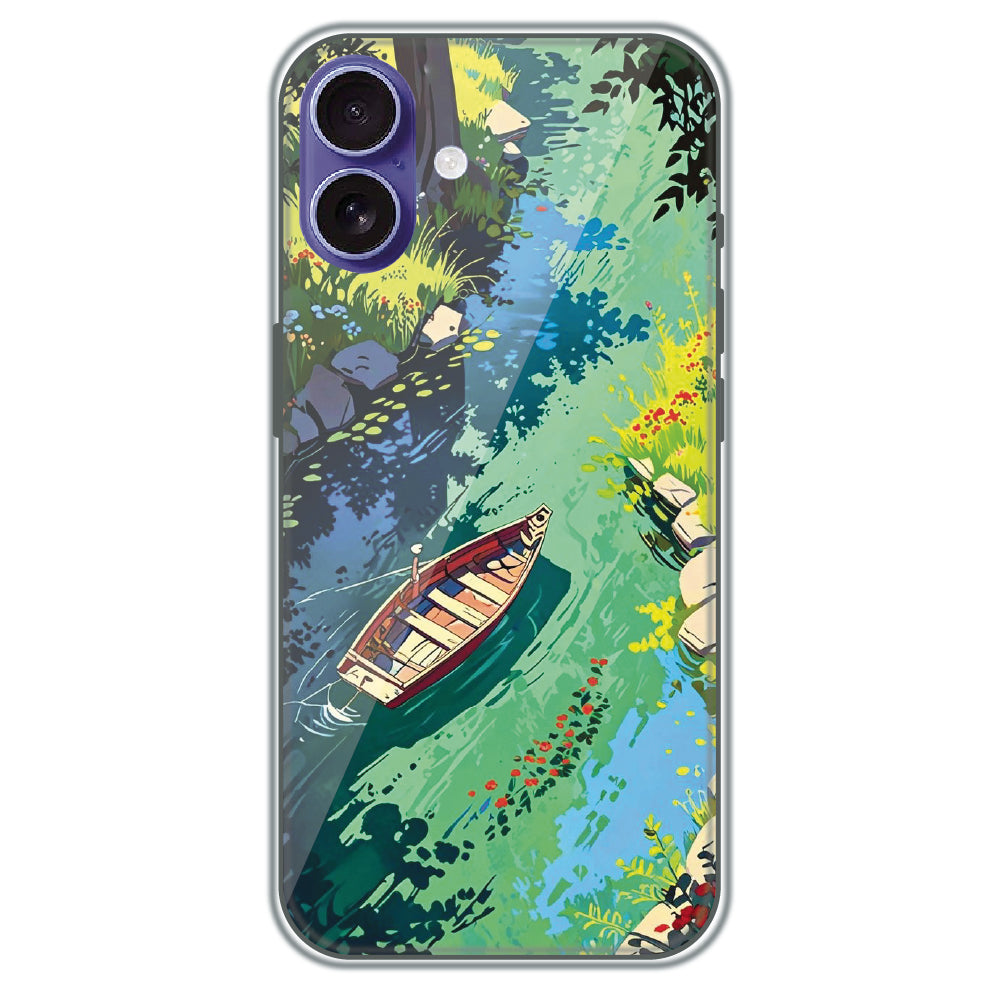 River Journey - Printed Silicone Case for Apple iPhone 16 Plus