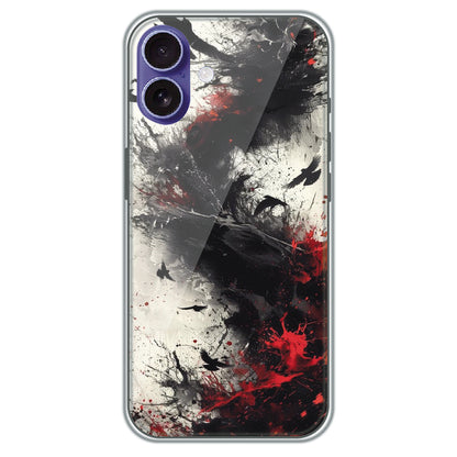 Scarlet Shadows - Printed Silicone Case for Apple iPhone 16 Plus