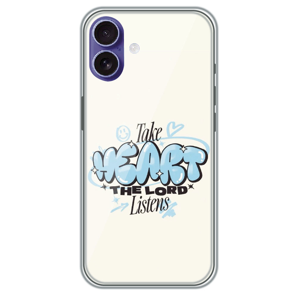 Take Heart - Printed Silicone Case for Apple iPhone 16 Plus