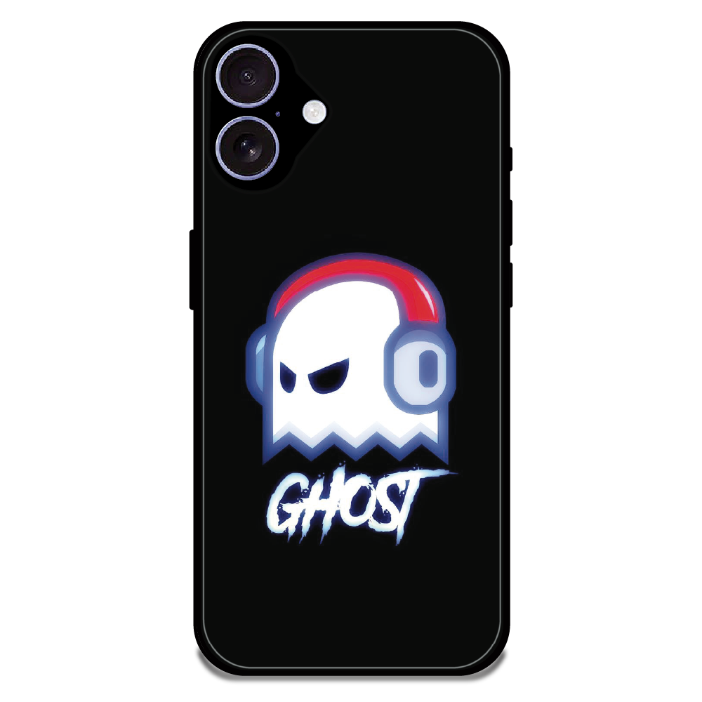 Neon Ghost Music Aesthetic - Glossy Metal Silicone Case For Apple iPhone 16 Plus
