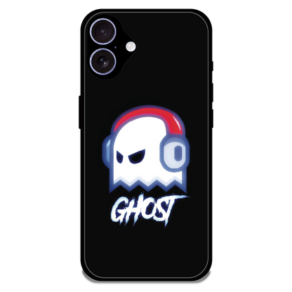 Neon Ghost Music Aesthetic - Glossy Metal Silicone Case For Apple iPhone 16 Plus