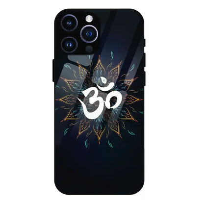 Om Mandala Aura - Glass Case For Apple iPhone 16 Pro